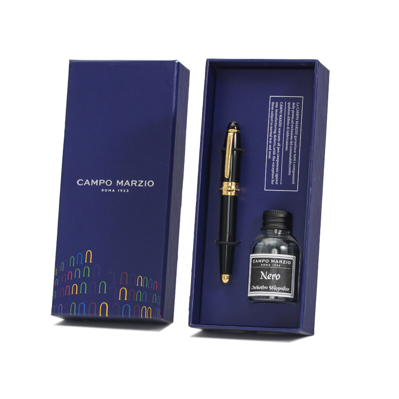 Cabo Campo Marzio Mini classic black pen / ink pen women's office pen student calligraphy pen gift box