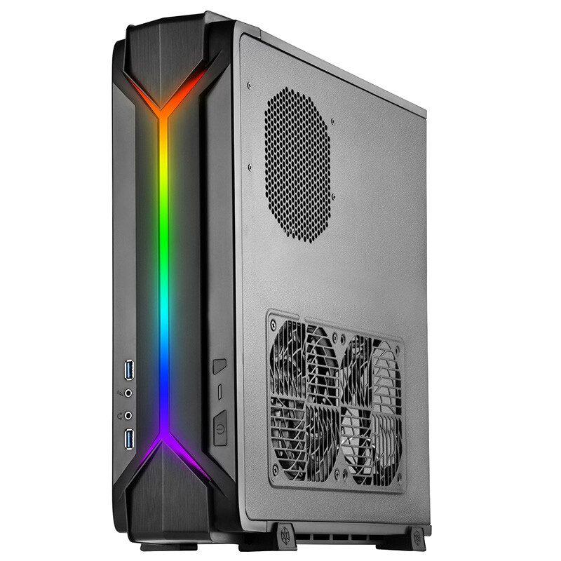 Silverstone rvz03 little crow 3 ARGB itx chassis (supporting long graphics card / ATX power supply / programmable RGB light effect)