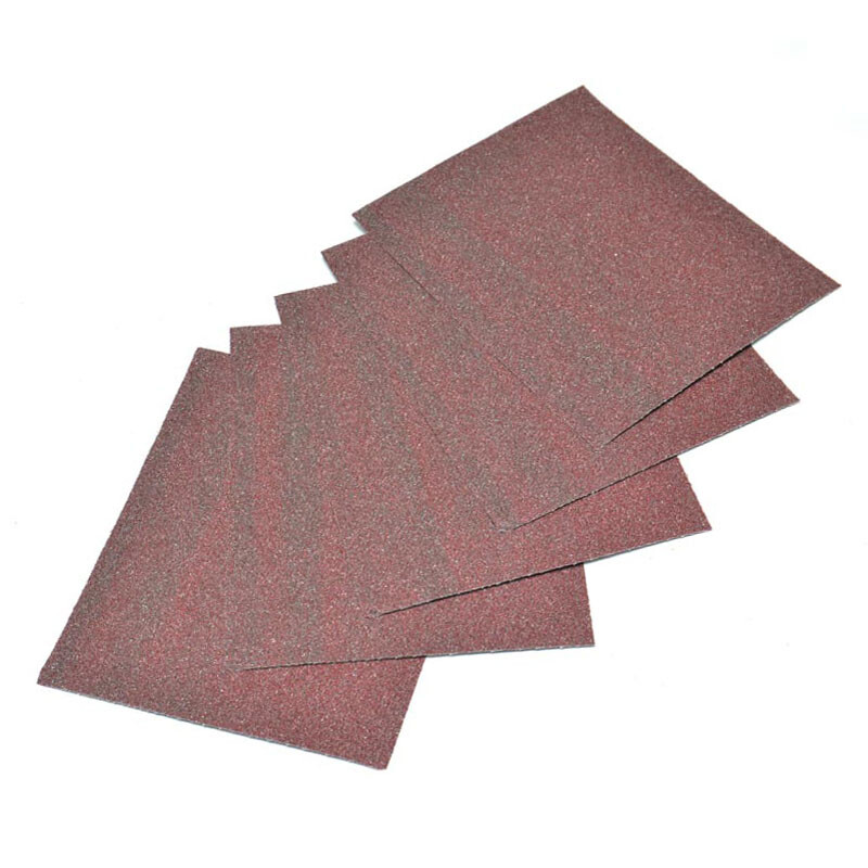 Tuowei tactix 446211 5-piece set of alumina cloth based red sandpaper sandpaper sandpaper 40 mesh sandpaper