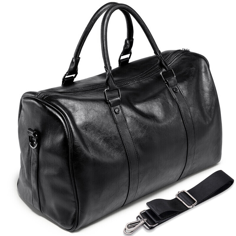 V.nine large capacity business short distance travel bag men's hand luggage bag fitness bag women's vd7bv63934j black