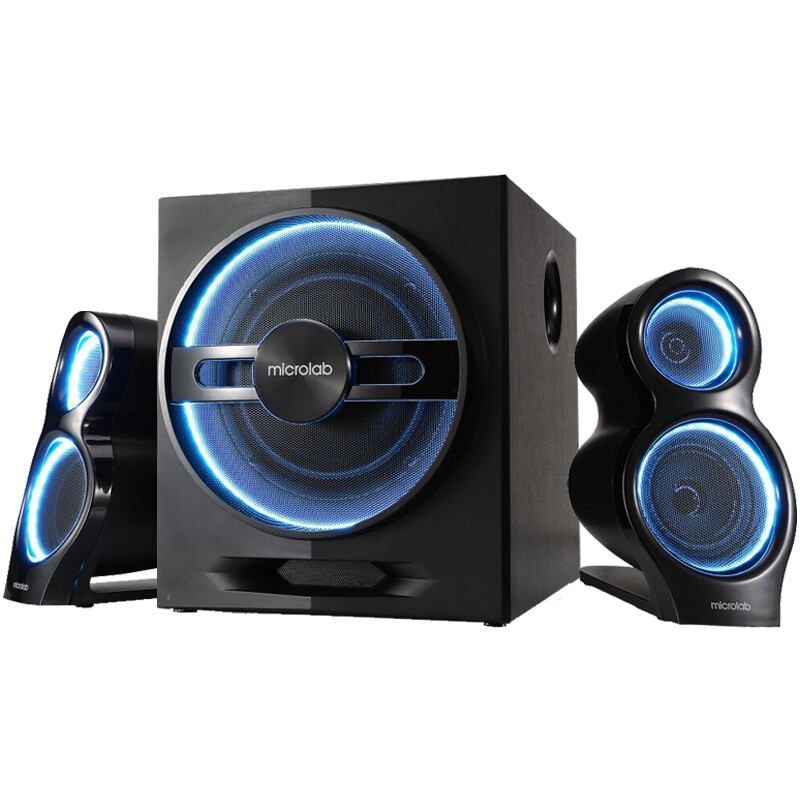 Microlab T10 game speaker hifi computer Bluetooth audio tri frequency 2.1 multimedia active speaker black