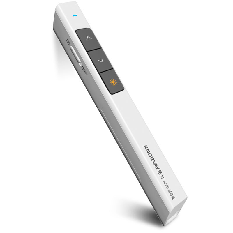 Knorvay n26c hyperlink version laser pen page turning pen projection pen laser page turning device electronic pointer red light white