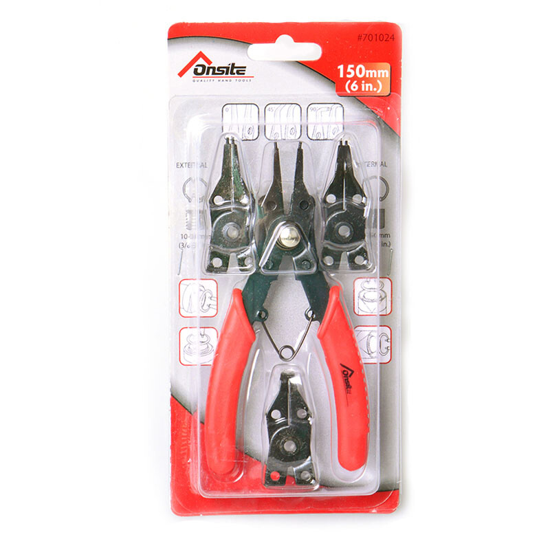 Tactix 701024 onsite series circlip pliers set can replace 4-in-1 circlip pliers circlip pliers inner circlip pliers outer circlip pliers inner circlip pliers