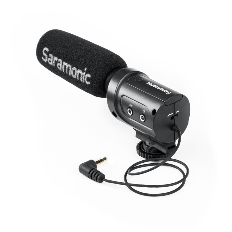 Saramonic sr-m3 directional condenser microphone micro single camera special program live interview microphone