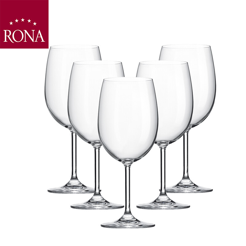 Rona Slovak imported red wine cup goblet wine cup 350ml * 6 pieces