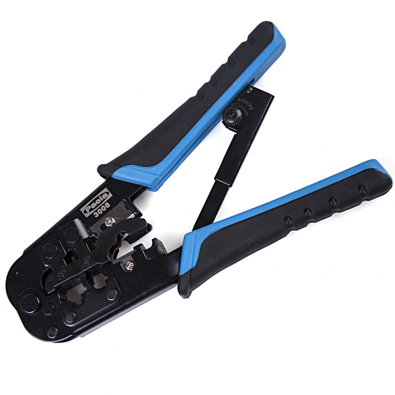Paola pullout tool 4P / 6p / 8p three purpose network crimping pliers network cable function pliers three jaw pliers 3008