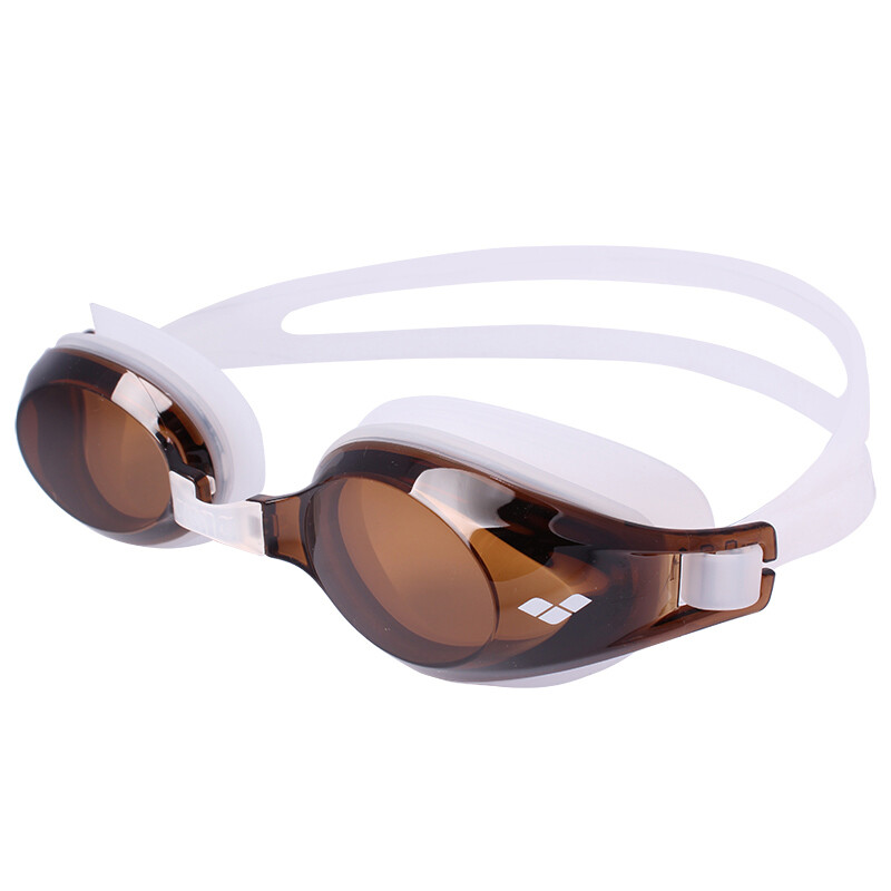 Ariana arena swimming goggles HD waterproof anti fog swimming goggles men's and women's general large frame professional comfortable fitness training swimming goggles 340-brw Brown