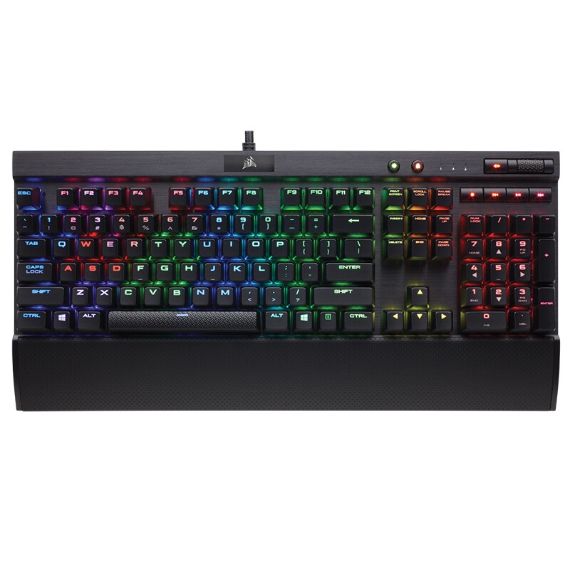 Uscorsair gaming series K70 lux RGB magic color backlight mechanical game keyboard black red axis Jedi survival chicken keyboard