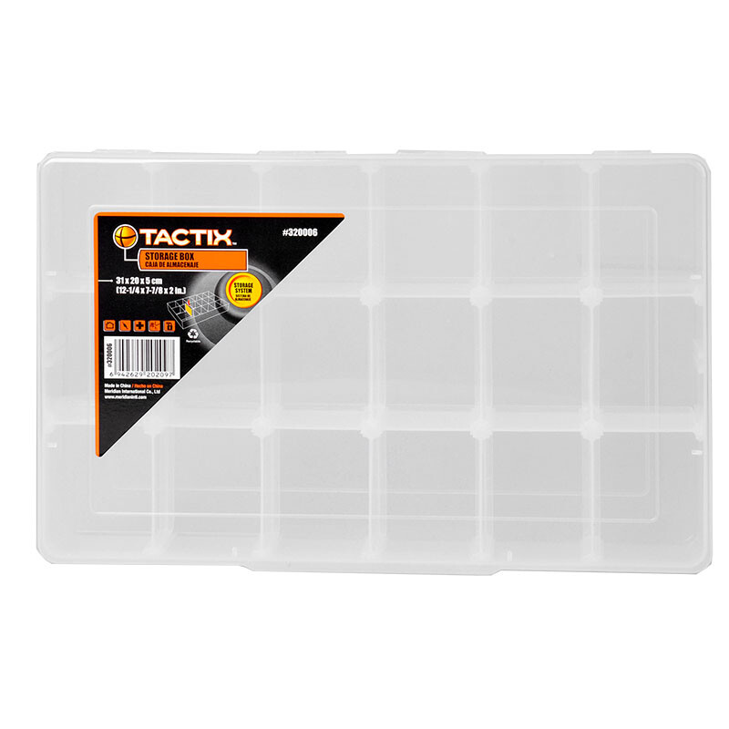 Tactix 320006 18 lattice plastic finishing box storage box small storage cabinet