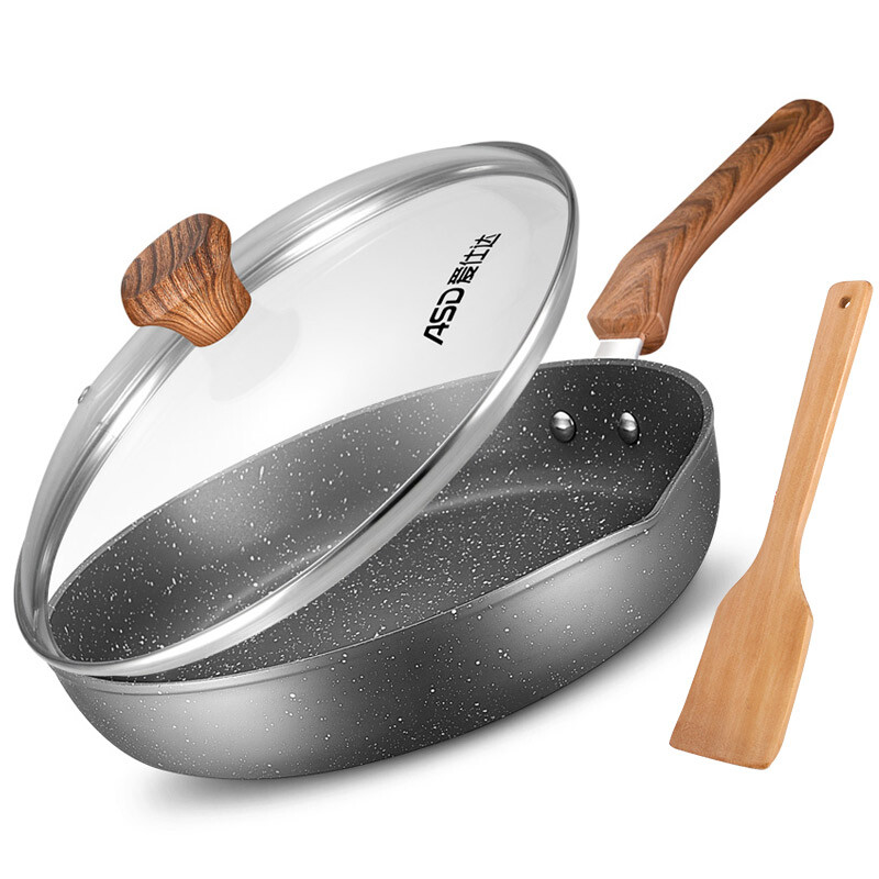 Ashtar pan / frying pan pan pan non stick pan Maifan stone 26cm frying pan with induction cooker general frying pan jl26s7wg