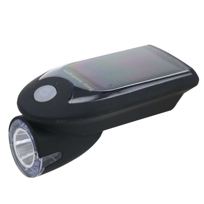 Sahoo 220 night riding bicycle lamp headlight solar charging mountain lamp riding equipment strong light flashlight USB charging black