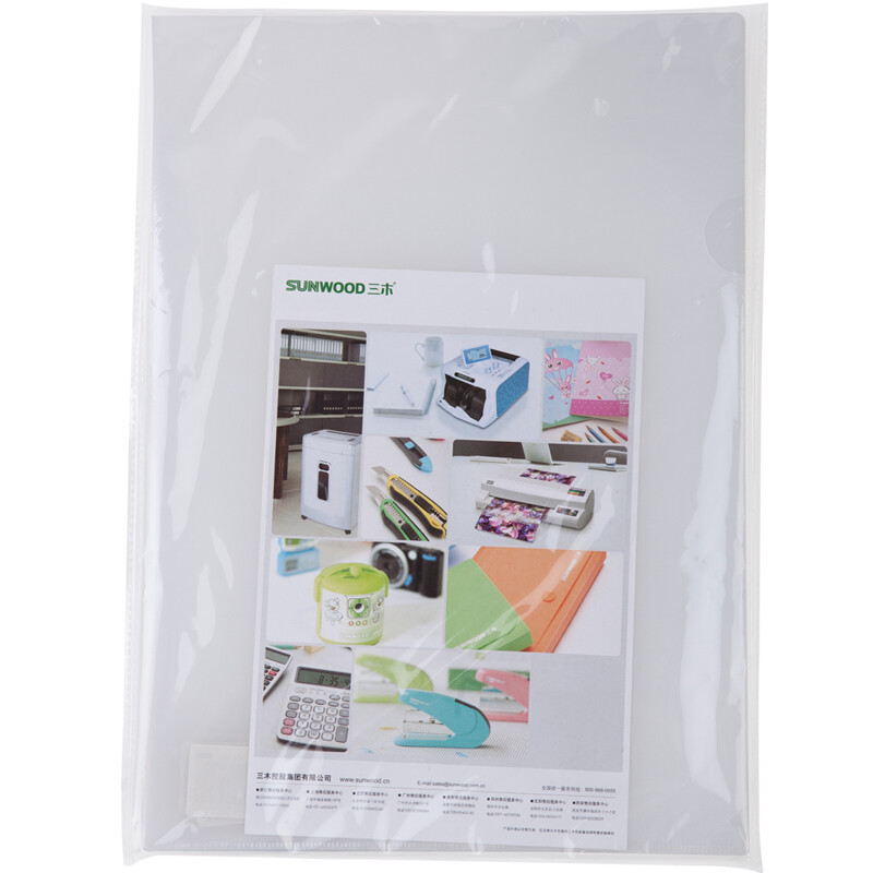Sunwood E310 single page document set / document bag / data bag A4 transparent 20 pieces / bag