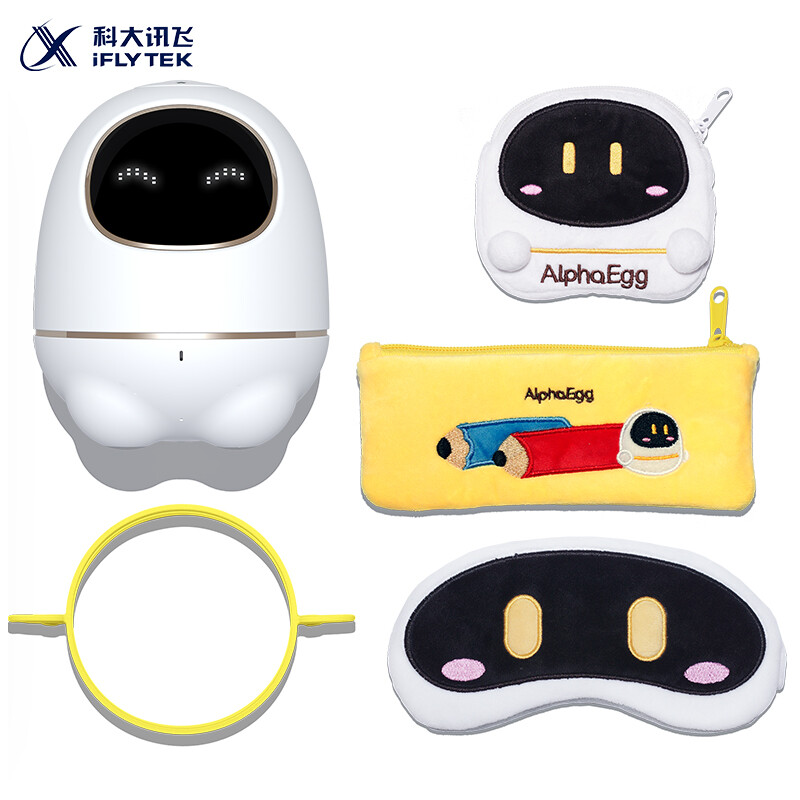 IFLYTEK robot alpha egg small egg intelligent robot children's learning early education toy Sinology education intelligent dialogue companion robot Jingdong customized gift box version