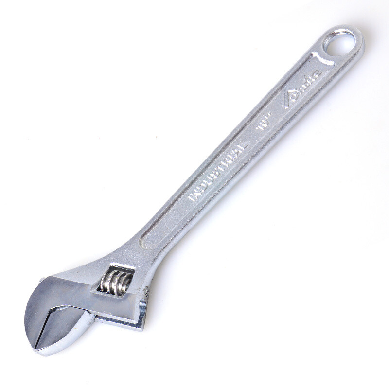 Tactix 704007 onsite series 250mm (10 inch) adjustable wrench adjustable wrench open end alloy steel wrench open end plate