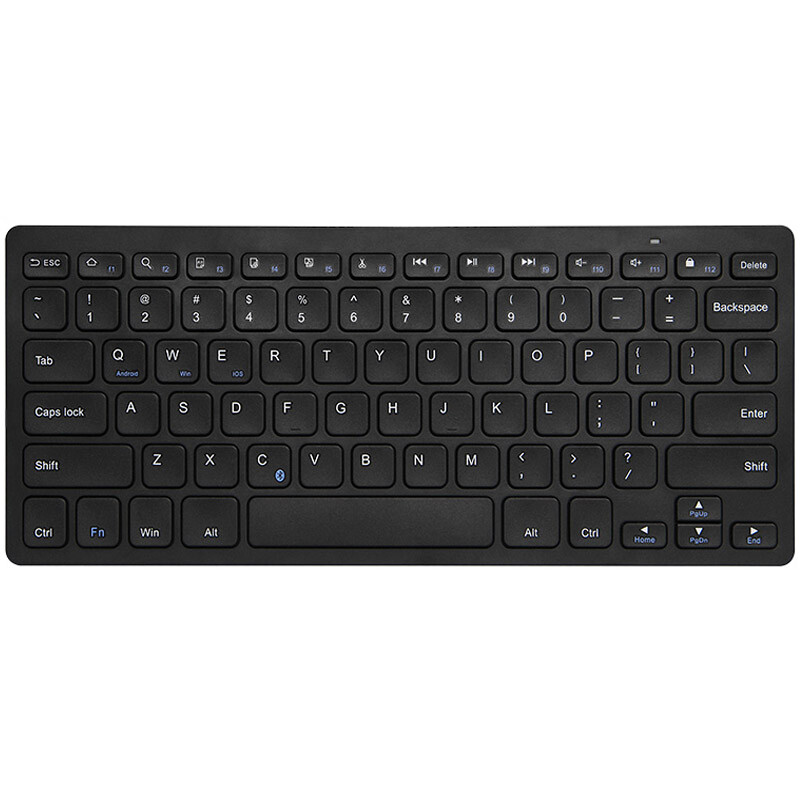 B. O.w Hangshi hw098c chocolate key portable wireless Keyboard Black