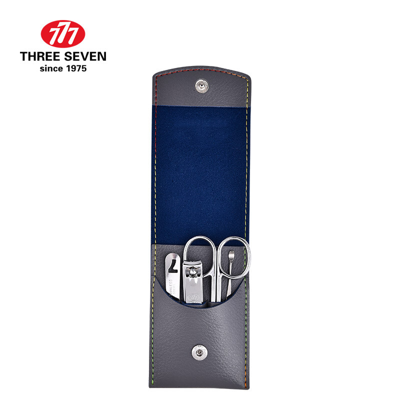 777 (three seven) Nail Clipper Set Nail Clipper nail clipper Manicure Set 4-piece set tsm-712 gray [special counter]