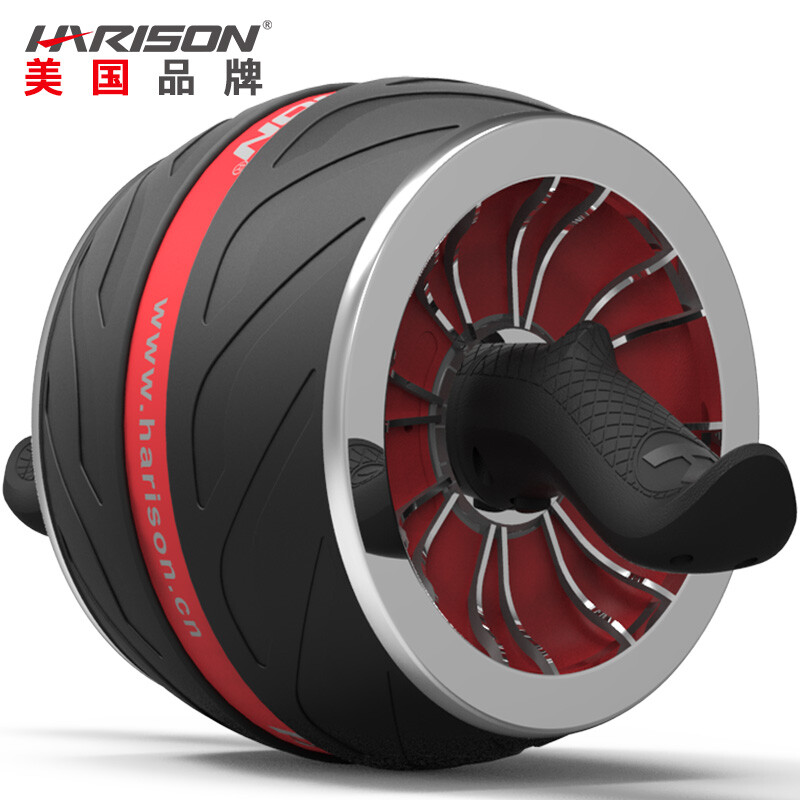 Harrison abdominal strengthening wheel silent giant wheel abdominal retraction roller abdominal muscle wheel abdominal strengthening device weight loss and fitness equipment hr-411