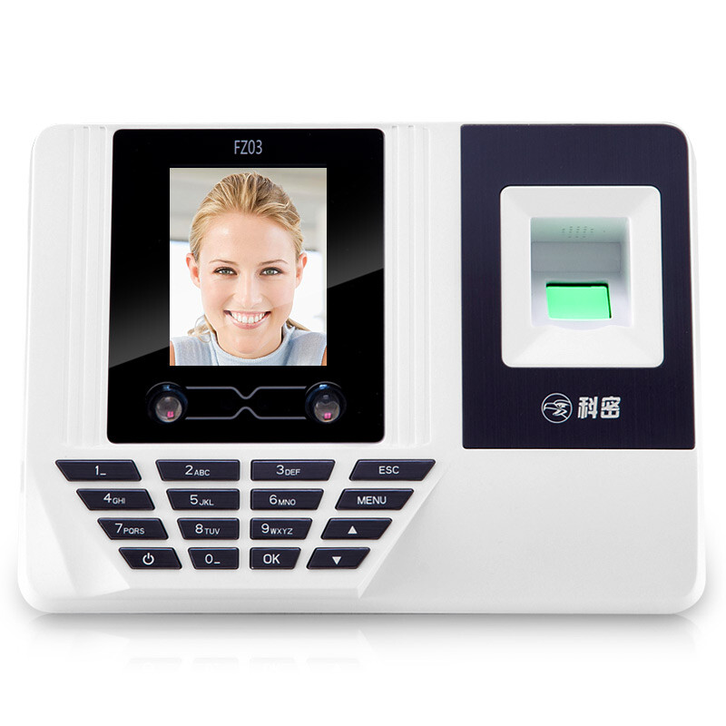 Comet fz03 face recognition attendance machine software free easy-to-use card clock face recognition + fingerprint recognition + password verification three in one intelligent punch in machine