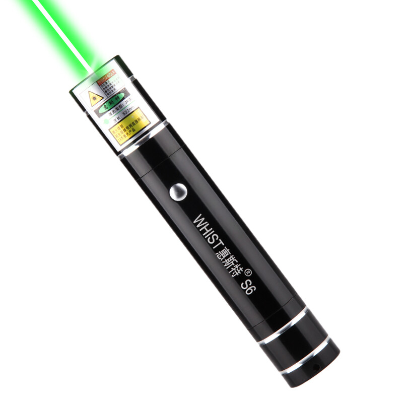 Whist S6 Black Laser pen green laser flashlight strong light long-range charging laser light LCD indication