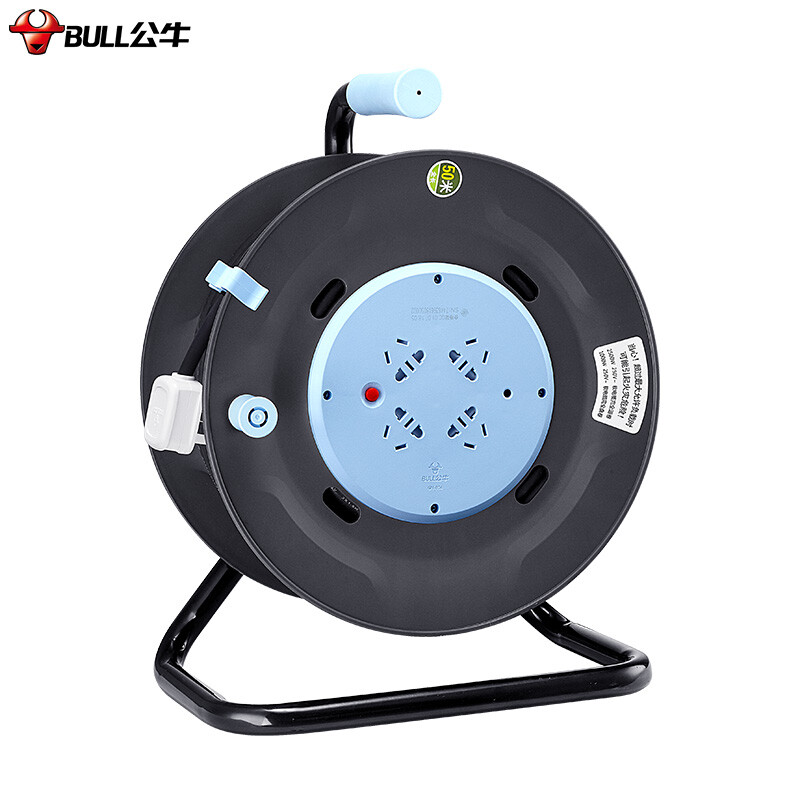 Bull gn-804 4 4-position 50m project wiring panel / newly upgraded overheating protection cable reel socket / special for plug-in project
