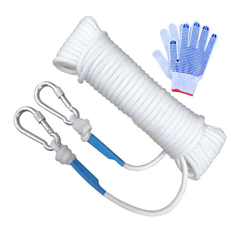Xianfeng company steel wire inner core slow descent escape safety rope mountaineering and rock climbing outdoor training survival rescue flood fighting and disaster relief rope self rescue non fire fire fire rope 10m (in the third floor)