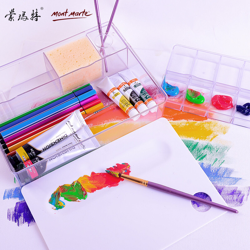 Montmarte, Australia multifunctional plastic tool box pencil pigment palette box maxx0032