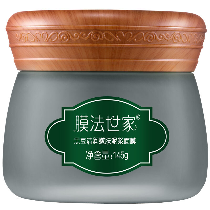 Membrane family black bean moisture and tender skin mask 145g (clear and clean, delicate and tender skin)