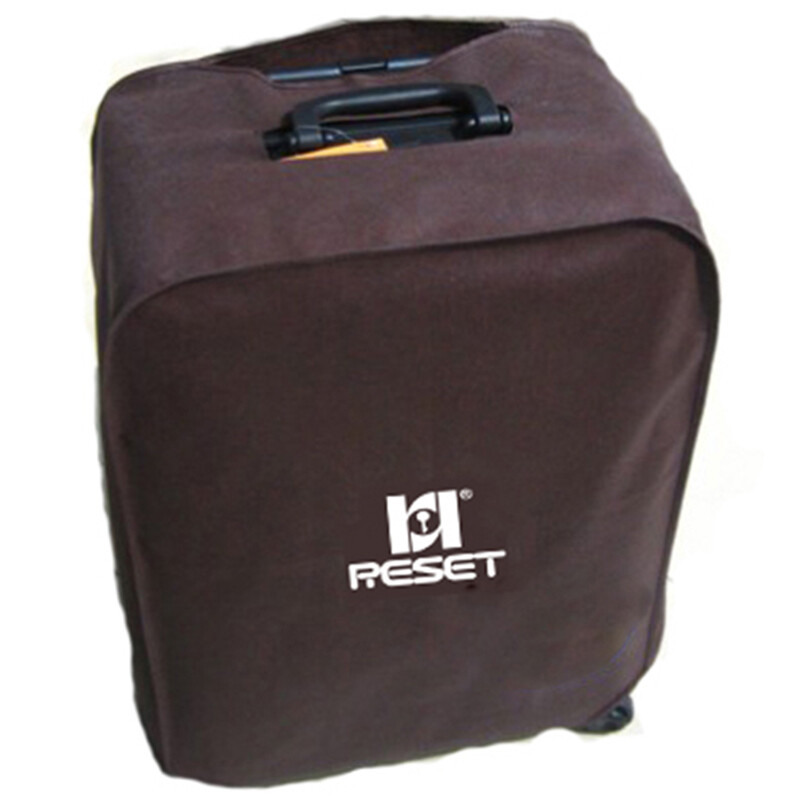 Reset rst-085 luggage case cover pull rod luggage case dust cover travel leather case protective cover coffee 20 inches