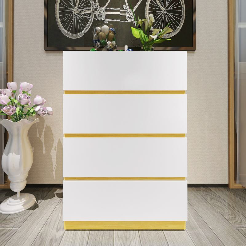Hmjia g-c13004f four bucket cabinet drawer cabinet draw cabinet residential furniture storage cabinet maple
