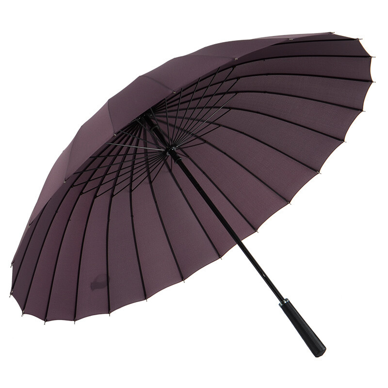 Mido 24 bone oversized men's business long handle sunny umbrella m5003 purple