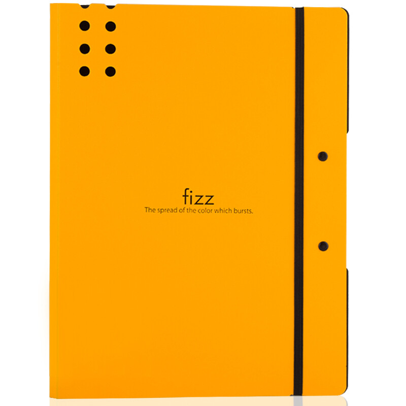 Guangbo high texture A4 thickened test paper folder / folder board / folder Fitz orange a6382