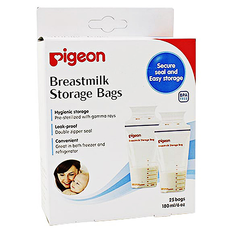 Pigeon breast milk storage bag storage bag (180ml) ×  25） 16654