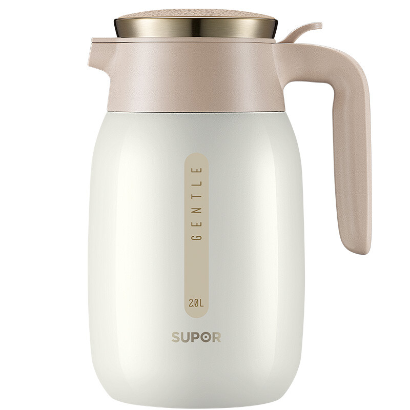 SUPOR stainless steel vacuum insulation pot 2.0L Chenxi kc20bk1