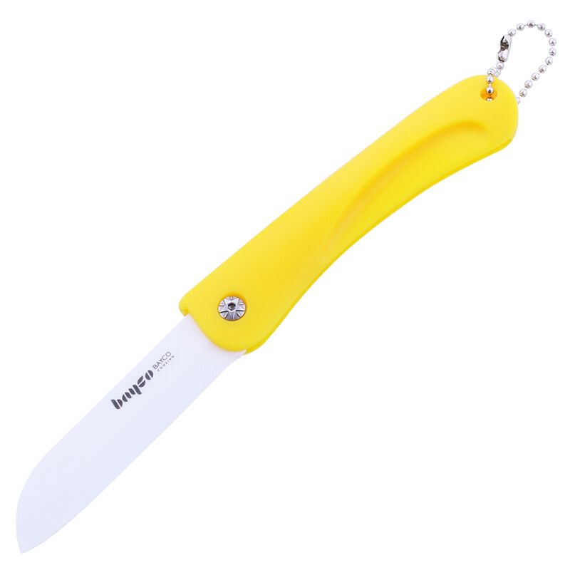 Baige bayco fruit knife 3-inch folding peeler portable ceramic knife yellow bd8001