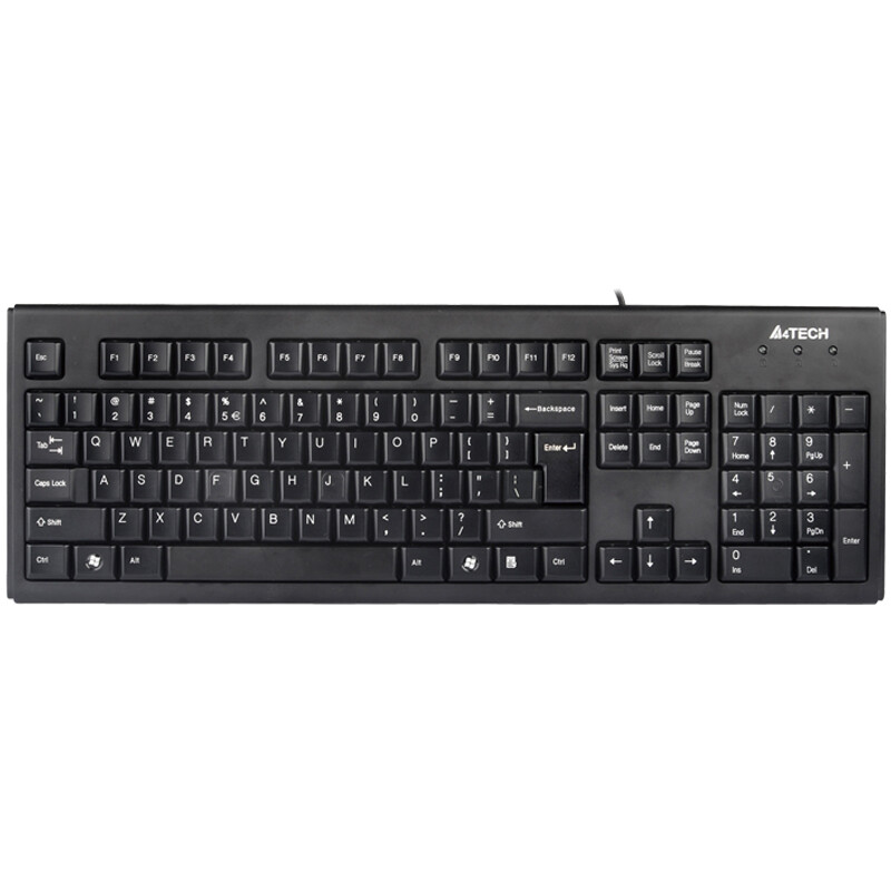 Shuangfeiyan (A4Tech) wk-100 wired keyboard computer keyboard notebook keyboard