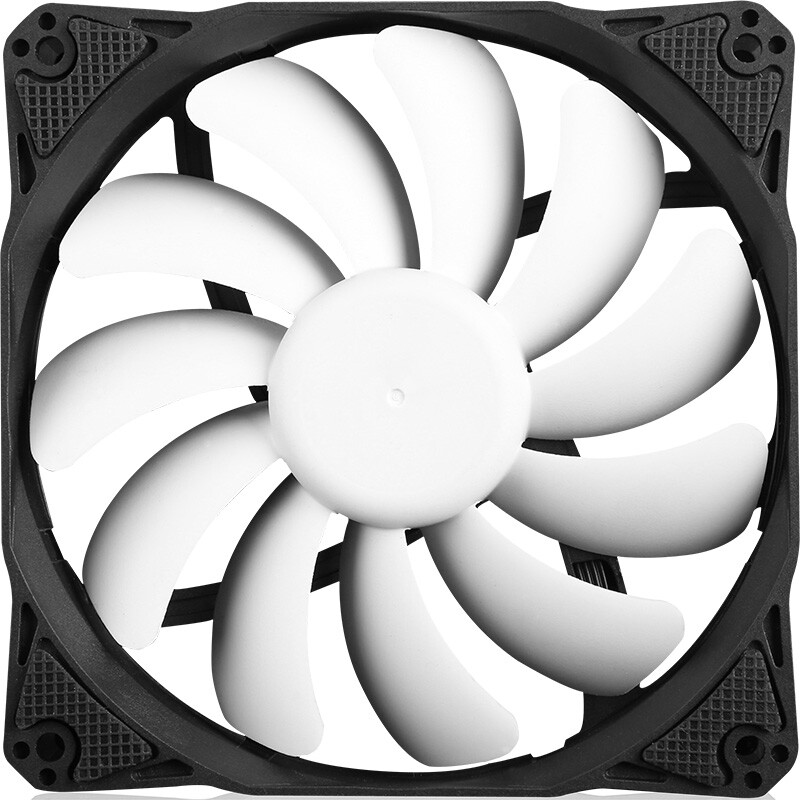 Sama black hole 12cm chassis fan (silent large air volume / 11 sickle blades / 8 thickened damping pads / PWM automatic speed regulation)
