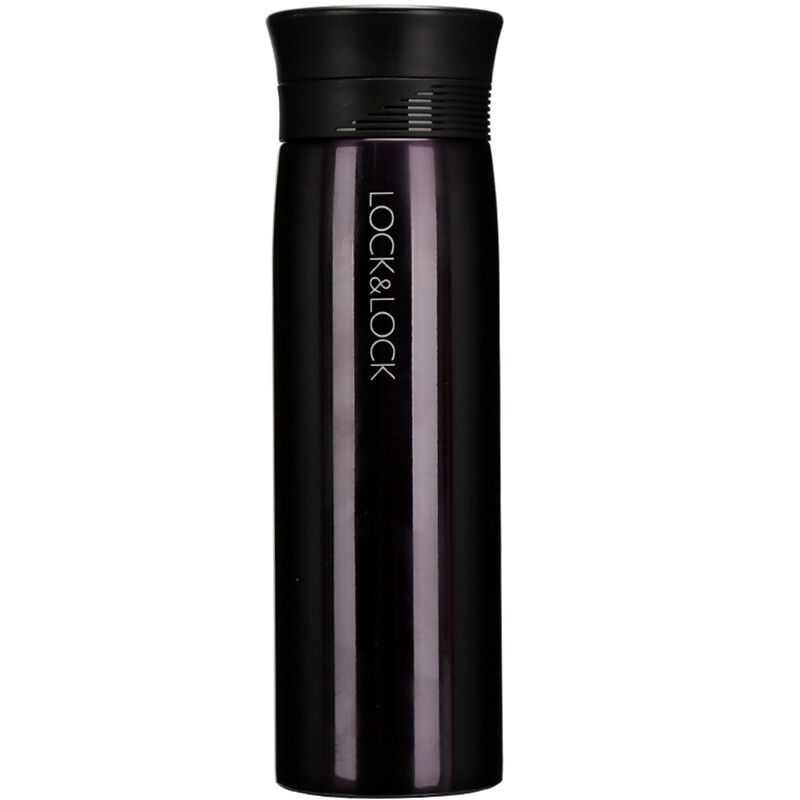 Lock & Lock outdoor thermos cup LANN thermos cup vacuum antiskid stainless steel student water cup lhc4119p purple 400ml
