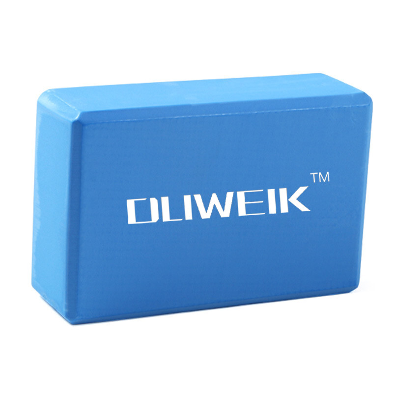 Du Wei Ke Yoga brick high density EVA purple eco-friendly Yoga accessories foam brick dance accessories blue
