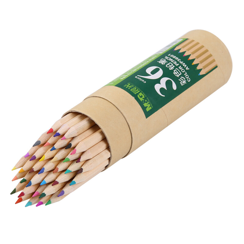 Chenguang (M & G) awp36801 kraft paper cartridge with original wood color pencil color lead 36 colors / cartridge