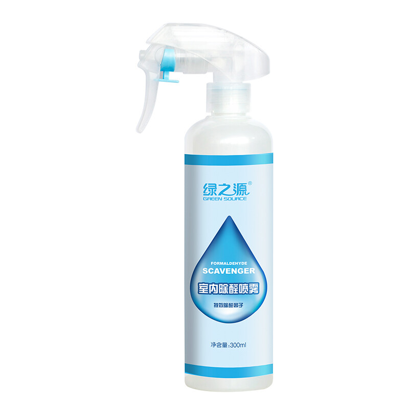 Green source, indoor formaldehyde spray new room decoration, deodorant furniture except formaldehyde spray, Photocatalyst formaldehyde scavenger.