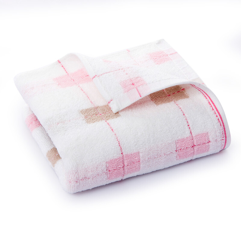 Grace towel home textile pure cotton strong water absorption soft and comfortable face towel red 88g 74 * 33cm