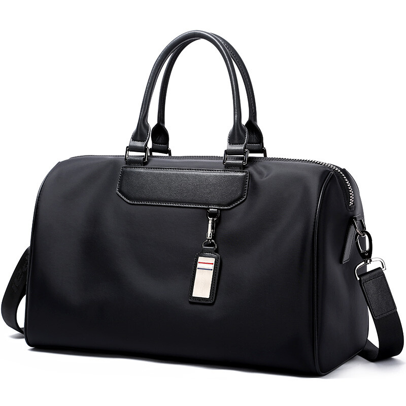 Bo brand travel bag business bag Single Shoulder Messenger short distance men's handbag computer bag large capacity luggage bag travel boarding bag black 732-003021