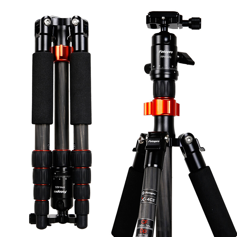 Fotopro x-4ce carbon fiber portable tripod