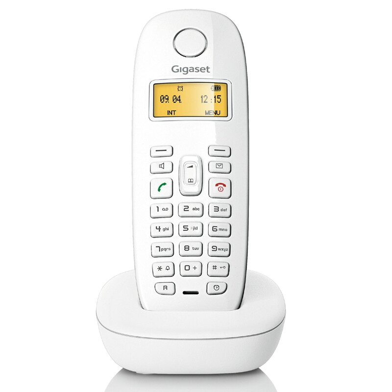 Gigaset original Siemens brand a68h cordless telephone handset jade white (can not be used alone, need to be used together with a680 or A685)