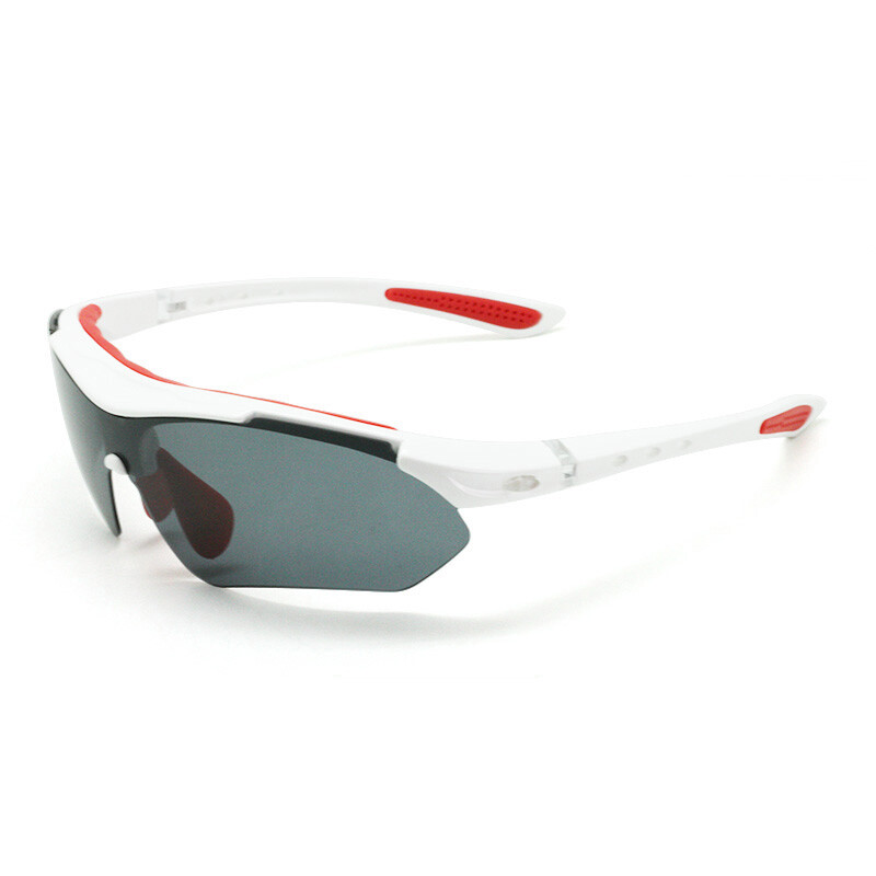 Tuobu tsr818 high definition color changing polarized sports glasses men's and women's riding equipment running glasses mountaineering outdoor glasses driver's driving glasses dust proof sand proof Sunglasses Blue