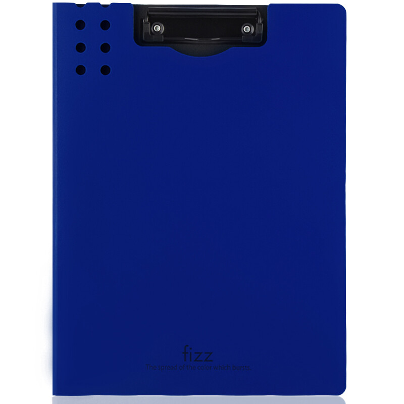 Guangbo high texture A4 vertical thickened folder board / color folder Fitz dark blue a6381