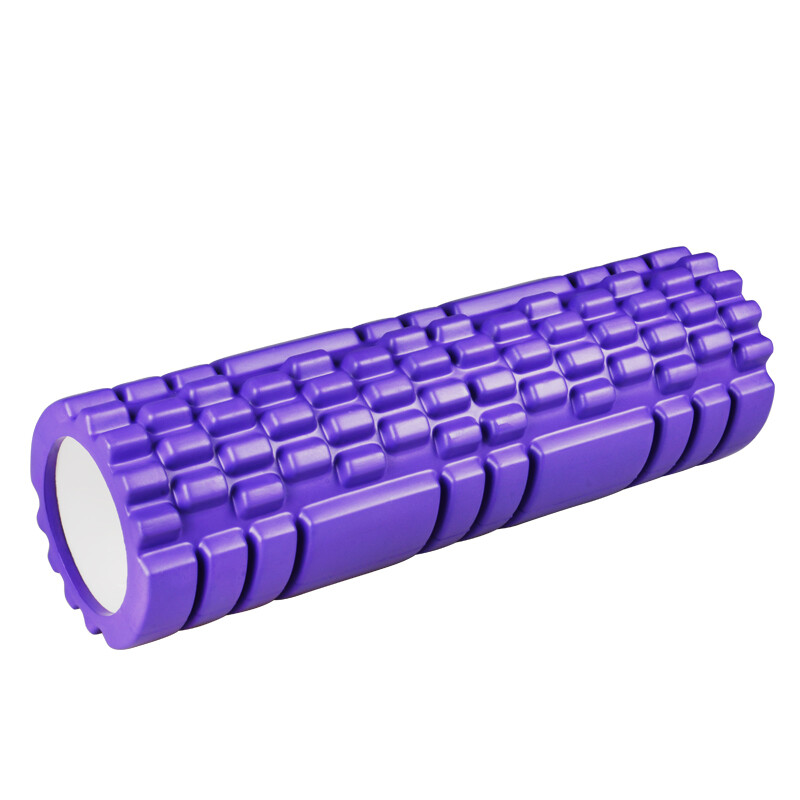 The OI foam shaft, men and women Fitness Yoga column muscle relaxation foam roller deep purple
