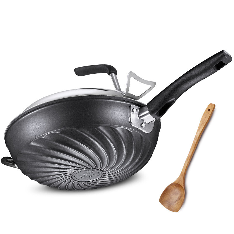 Ashtar 32cm King Kong whirlwind oil-free frying pan non stick pan wg8332lzl smokeless frying pan non stick frying pan