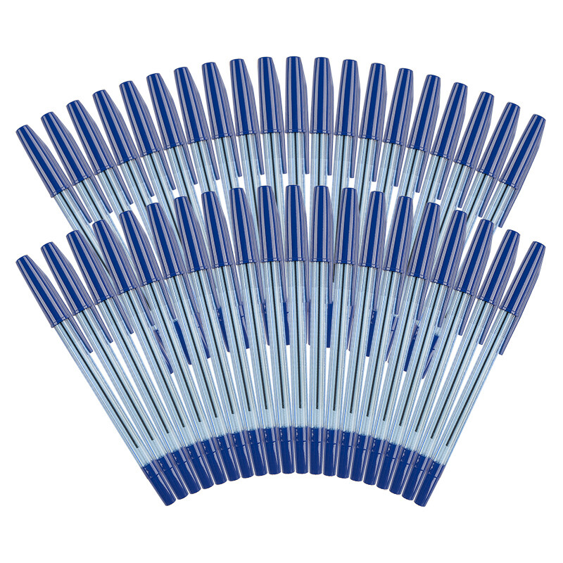 Chenguang (M & G) 0.7mm blue bullet pull-out ball point pen medium oil pen ball pen 40 pieces / box abp64701