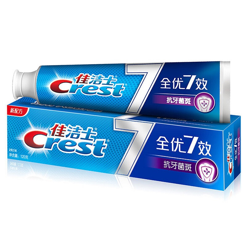 Crest crest 7-effect anti plaque toothpaste 120g